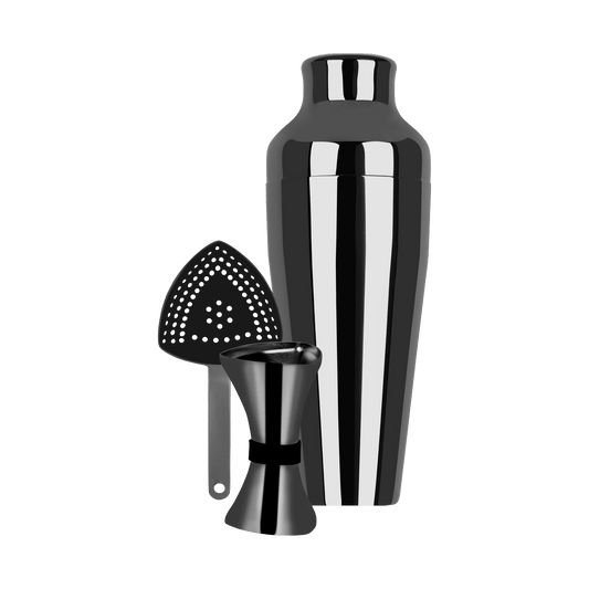 Zanzi Cocktail Set 3pc Gunmetal - Kitchenly